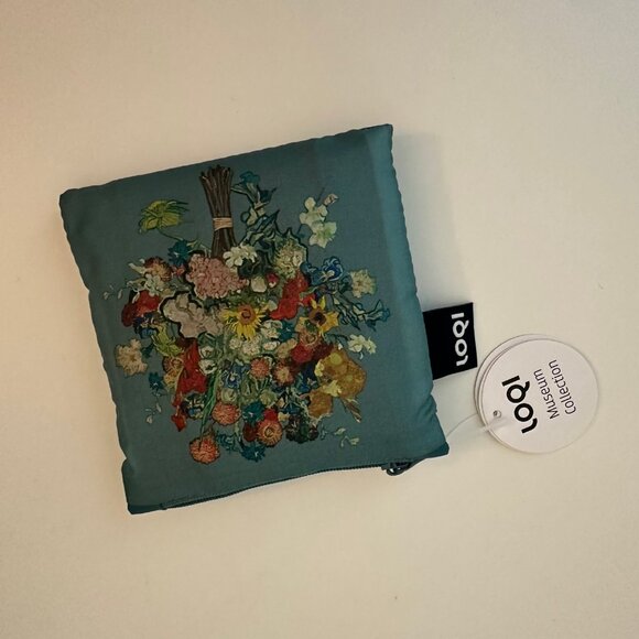 LOQI VAN GOGH MUSEUM Blue Flower Recycled Bag - Picture 3 of 4